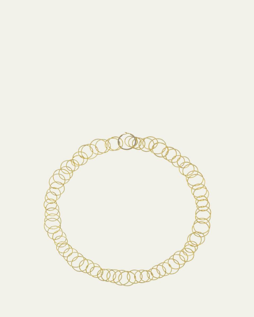 Hawaii 18K Yellow Gold Short Necklace, 48cm